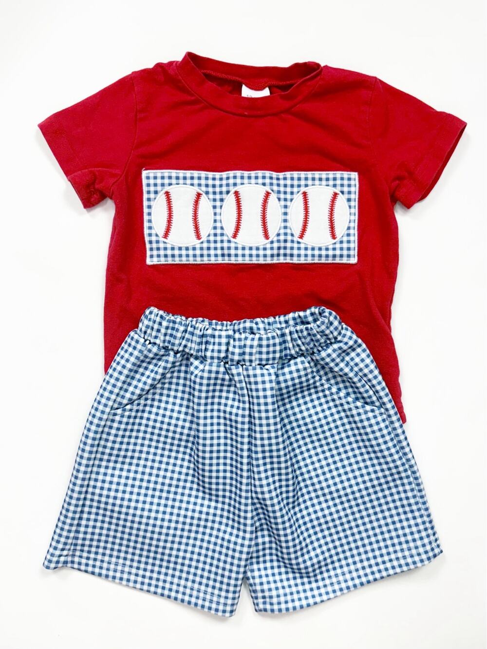 Boy’s Baseball T-Shirt & Shorts Set